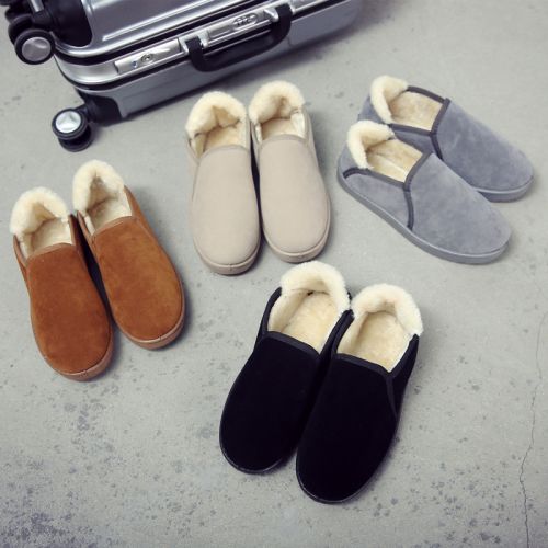Boots - chaussures en Nubuck ronde pour hiver - loisir - semelle caoutchouc - Ref 955630