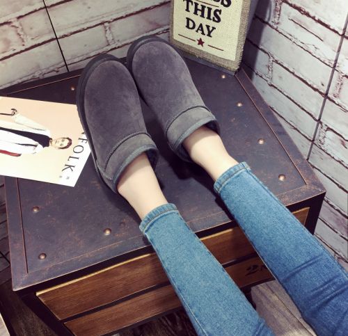 Boots - chaussures en ronde pour hiver - tendance des jeunes - semelle caoutchouc - Ref 955643