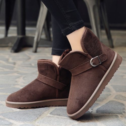 Boots - chaussures en ronde pour hiver - tendance des jeunes - semelle mousse - Ref 955645