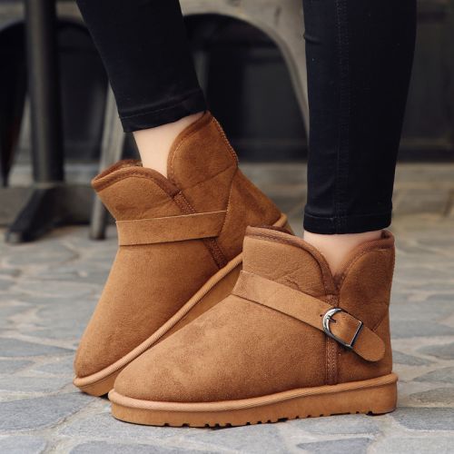 Boots - chaussures en ronde pour hiver - tendance des jeunes - semelle mousse - Ref 955646