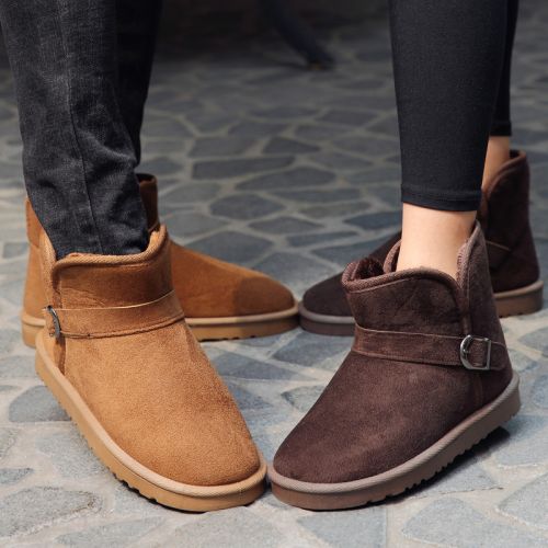 Boots - chaussures en ronde pour hiver - tendance des jeunes - semelle mousse - Ref 955660