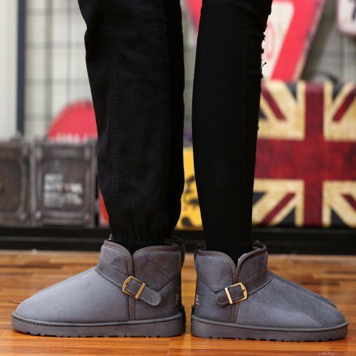 Boots - chaussures en ronde pour hiver - simple - semelle plastique - Ref 955666