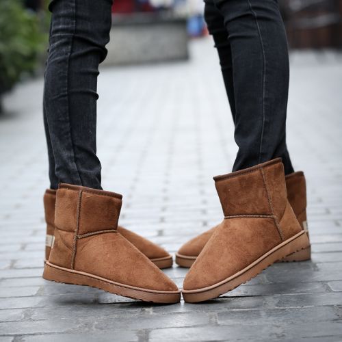Boots - chaussures en ronde pour hiver - loisir - semelle caoutchouc - Ref 955683