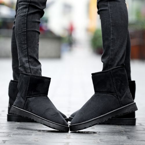 Boots - chaussures en ronde pour hiver - loisir - semelle caoutchouc - Ref 955685