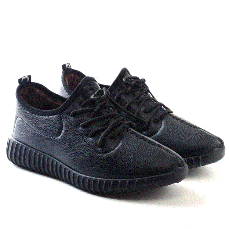 Boots - chaussures en PU ronde pour hiver - loisir - semelle caoutchouc - Ref 955713