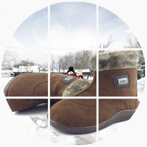 Boots - chaussures en ronde pour hiver - loisir - semelle caoutchouc - Ref 955720
