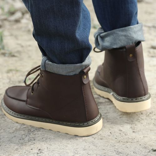 Boots - chaussures en PU 100KMPF ronde pour hiver - tendance des jeunes - Ref 955753