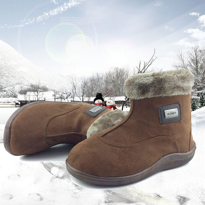 Boots - chaussures en ronde pour hiver - loisir - semelle caoutchouc - Ref 955786