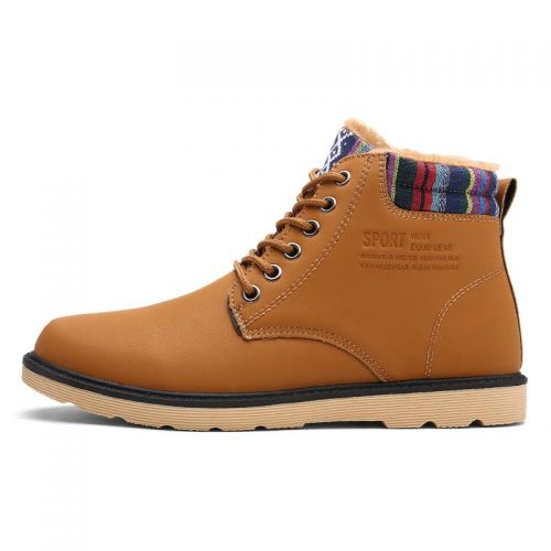 Boots - chaussures en PU ronde pour hiver - national Wind - semelle caoutchouc - Ref 955804