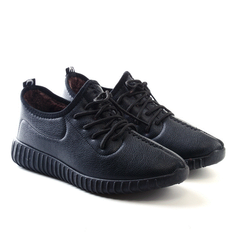 Boots - chaussures en PU ronde pour hiver - loisir - semelle caoutchouc - Ref 955826