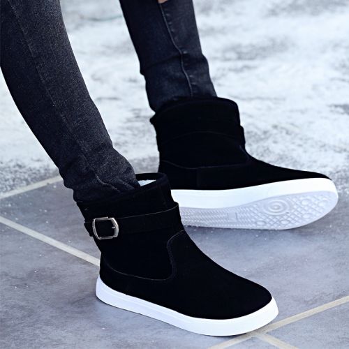 Boots - chaussures en ronde pour hiver - tendance des jeunes - semelle caoutchouc - Ref 955827