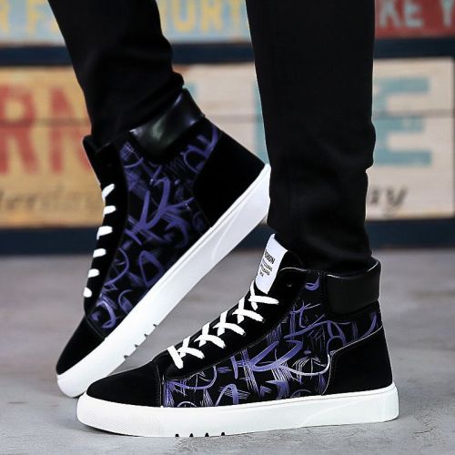 Boots - chaussures en plancher de cuir, En plus de de vache, ronde pour hiver - tendance des jeunes - semelle caoutchouc