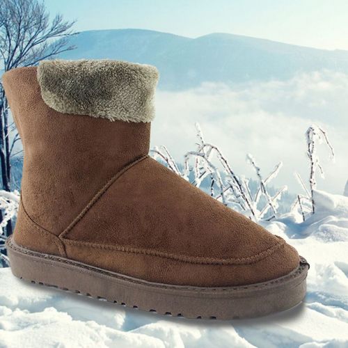 Boots - chaussures en ronde pour hiver - loisir - semelle caoutchouc - Ref 955848