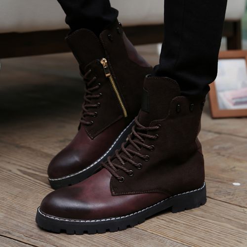 Boots - chaussures en PU pointu pour printemps - semelle caoutchouc - Ref 955851