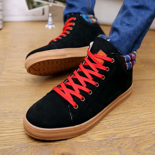 Boots - chaussures en ronde pour hiver - tendance des jeunes - semelle caoutchouc - Ref 955865