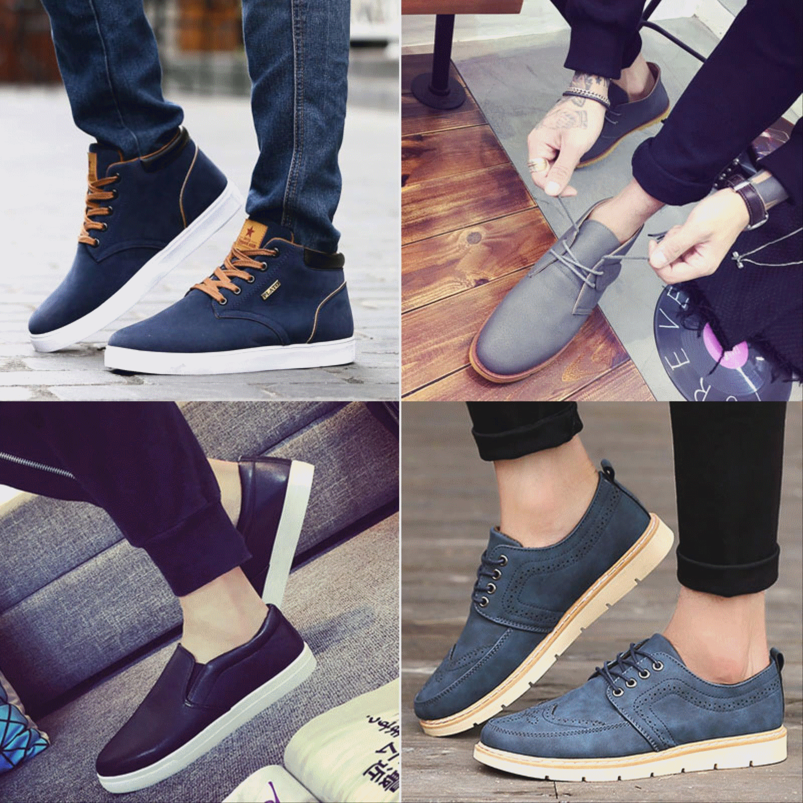 Boots - chaussures en PU ronde pour hiver - Angleterre - Ref 955918