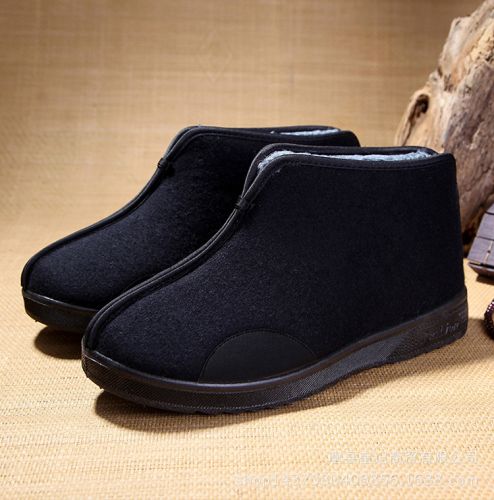 Boots - chaussures en coton ronde pour hiver - national Wind - semelle fond composite - Ref 955919