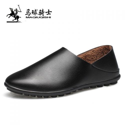 Boots - chaussures en PU ronde pour hiver - loisir - semelle PVC - Ref 955923
