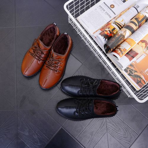 Boots - chaussures en PU ronde pour hiver - loisir - semelle caoutchouc - Ref 955947