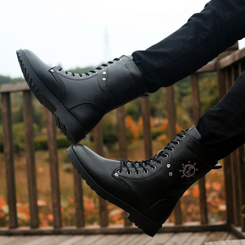 Boots - chaussures en PU pointu pour printemps - loisir - semelle PVC - Ref 955992