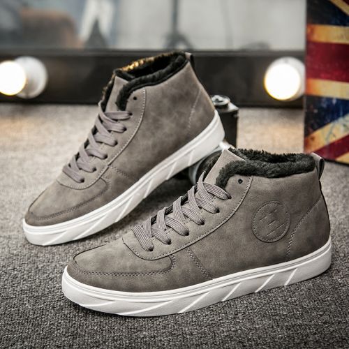 Boots - chaussures en PU ronde pour hiver - tendance des jeunes - semelle caoutchouc - Ref 955994