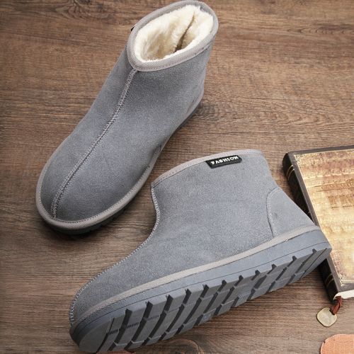 Boots - chaussures en Nubuck ronde pour hiver - tendance des jeunes - semelle EVA - Ref 956033