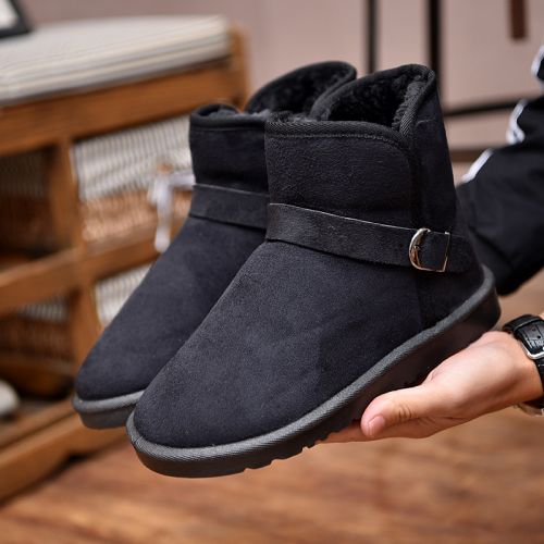 Boots - chaussures en ronde pour hiver - semelle caoutchouc - Ref 956041