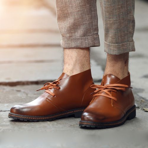 Boots - chaussures en Microfiber MR.LOVE ronde pour printemps - tendance des jeunes - semelle caoutchouc - Ref 956092