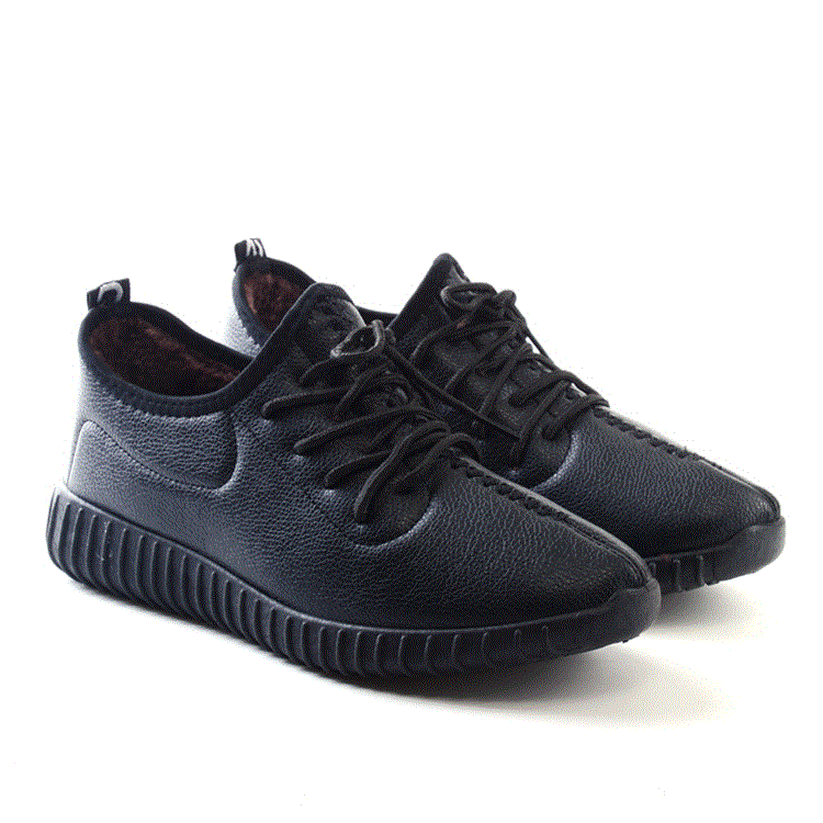 Boots - chaussures en PU ronde pour hiver - loisir - semelle caoutchouc - Ref 956106