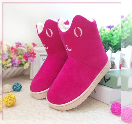Boots - chaussures en ronde pour hiver - tendance des jeunes - semelle plastique - Ref 956146