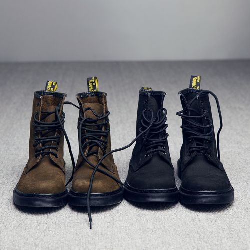 Boots - chaussures en Première couche de cuir, En plus de de vache, MOPOLL ronde pour hiver - Angleterre - semelle TPR 