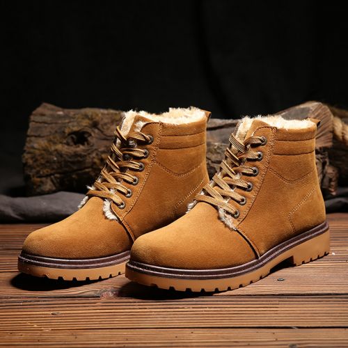 Boots - chaussures en ronde pour hiver - loisir - semelle caoutchouc - Ref 956229