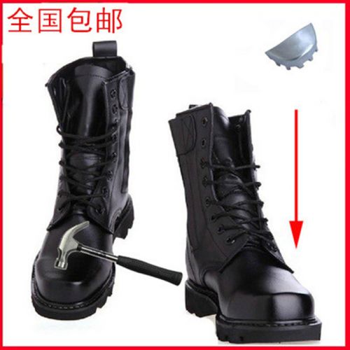 Boots - chaussures en plancher de cuir, En plus de de vache, tête carrée pour hiver - loisir - semelle caoutchouc - Ref 