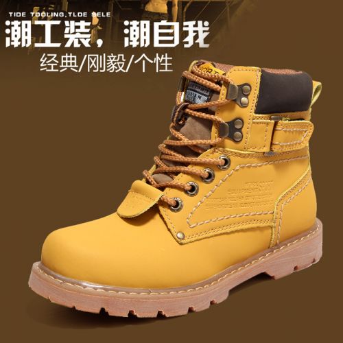 Boots - chaussures en plancher de cuir, En plus de de vache, EEUCC ronde pour hiver - loisir - semelle caoutchouc - Ref 