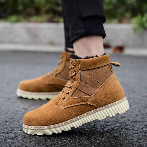 Boots - chaussures en PU DURMASARY ronde pour hiver - tendance des jeunes - semelle caoutchouc - Ref 956319