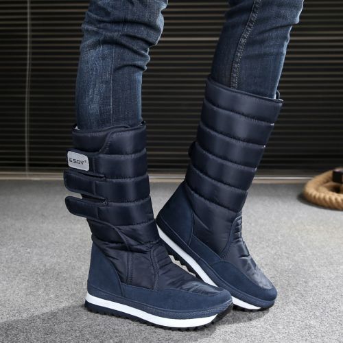 Boots - chaussures en toile ESOV ronde pour hiver - semelle fond composite - Ref 956360