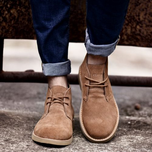 Boots - chaussures en de vache VXSVXM ronde pour hiver - loisir - semelle caoutchouc - Ref 956364