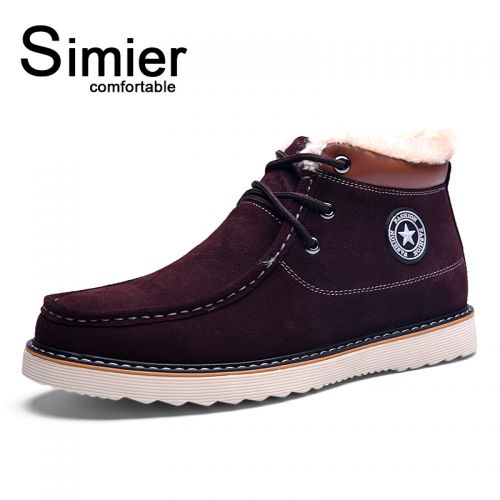 Boots - chaussures en de vache ronde pour printemps - loisir - semelle caoutchouc - Ref 956431