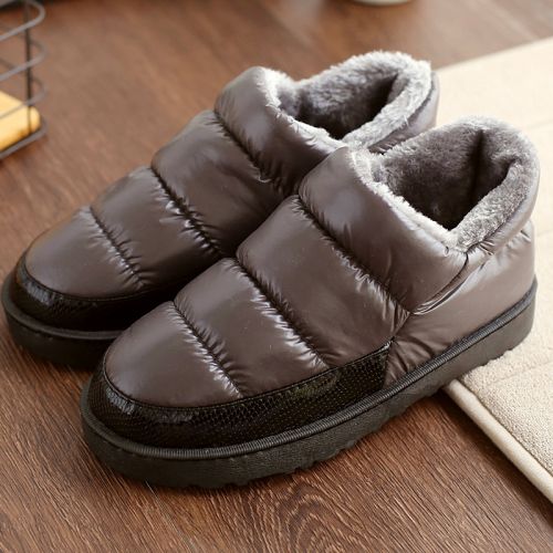 Boots - chaussures en coton ronde pour hiver - tendance des jeunes - semelle PVC - Ref 956443