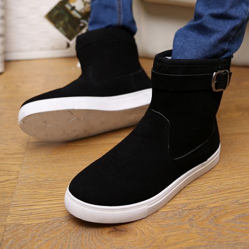 Boots - chaussures en ronde pour printemps - tendance des jeunes - semelle caoutchouc - Ref 956447