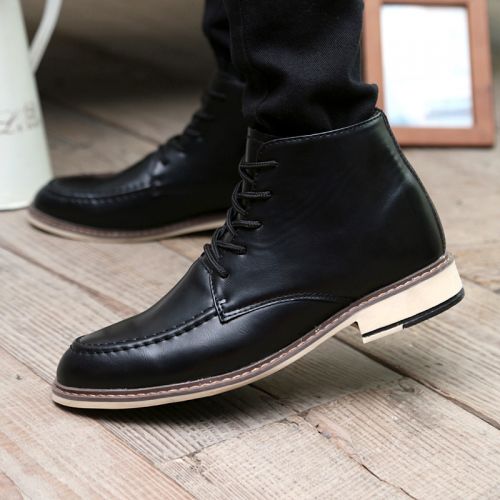 Boots - chaussures en Microfiber MRGONG pointu pour hiver - tendance des jeunes - semelle PU - Ref 956473