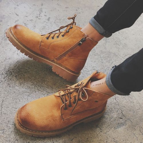 Boots - chaussures en Ercengzhupi ronde pour hiver - tendance des jeunes - semelle caoutchouc - Ref 956492