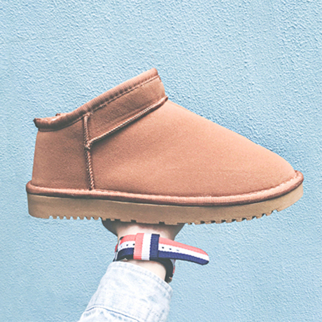 Boots - chaussures en PU ronde pour hiver - tendance des jeunes - semelle EVA - Ref 956497