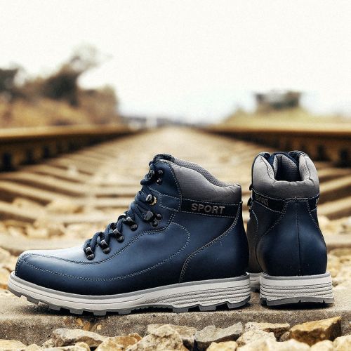 Boots - chaussures en plancher de cuir, En plus de de vache, VISMIX ronde pour hiver - loisir - semelle caoutchouc - Ref