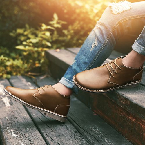 Boots - chaussures en plancher de cuir, En plus de de vache, VISMIX ronde pour printemps - loisir - semelle caoutchouc -