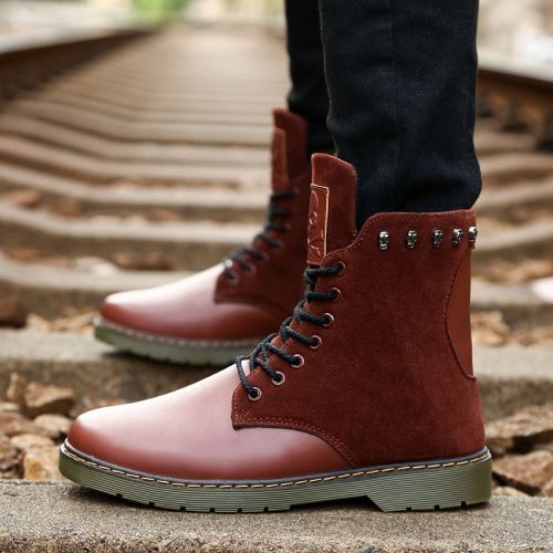 Boots - chaussures en ronde pour hiver - loisir - semelle caoutchouc - Ref 956525