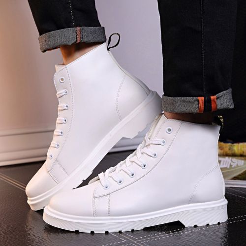 Boots - chaussures en PU ronde pour hiver - loisir - semelle caoutchouc - Ref 956565