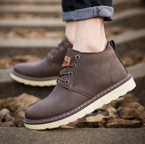 Boots - chaussures en PU ronde pour hiver - loisir - semelle caoutchouc - Ref 956577