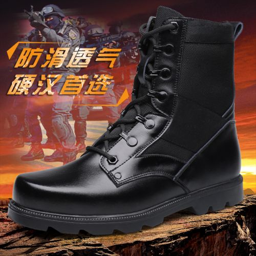 Boots - chaussures en plancher de cuir, En plus de de vache, ronde pour printemps - Angleterre - semelle caoutchouc - Re