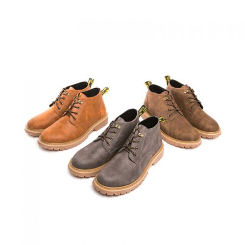 Boots - chaussures en plancher de cuir, En plus de de vache, ronde pour hiver - japonais - Ref 956663